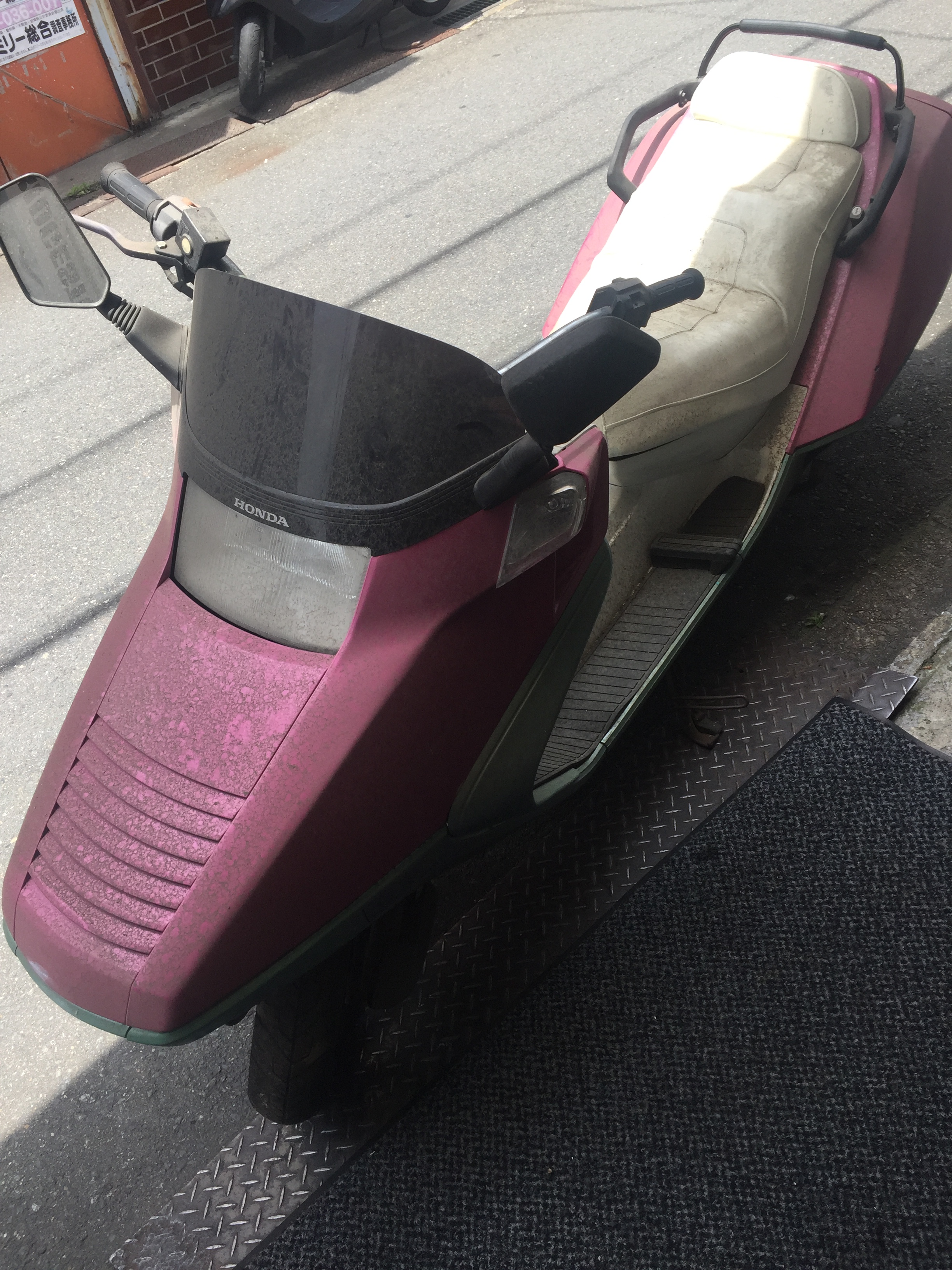 無料でバイクの廃棄処分した実例画像