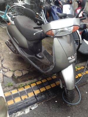 無料でバイクの廃棄処分した実例画像